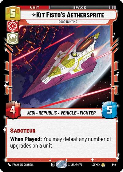 Kit Fisto's Aethersprite - Good Hunting (Foil) card
