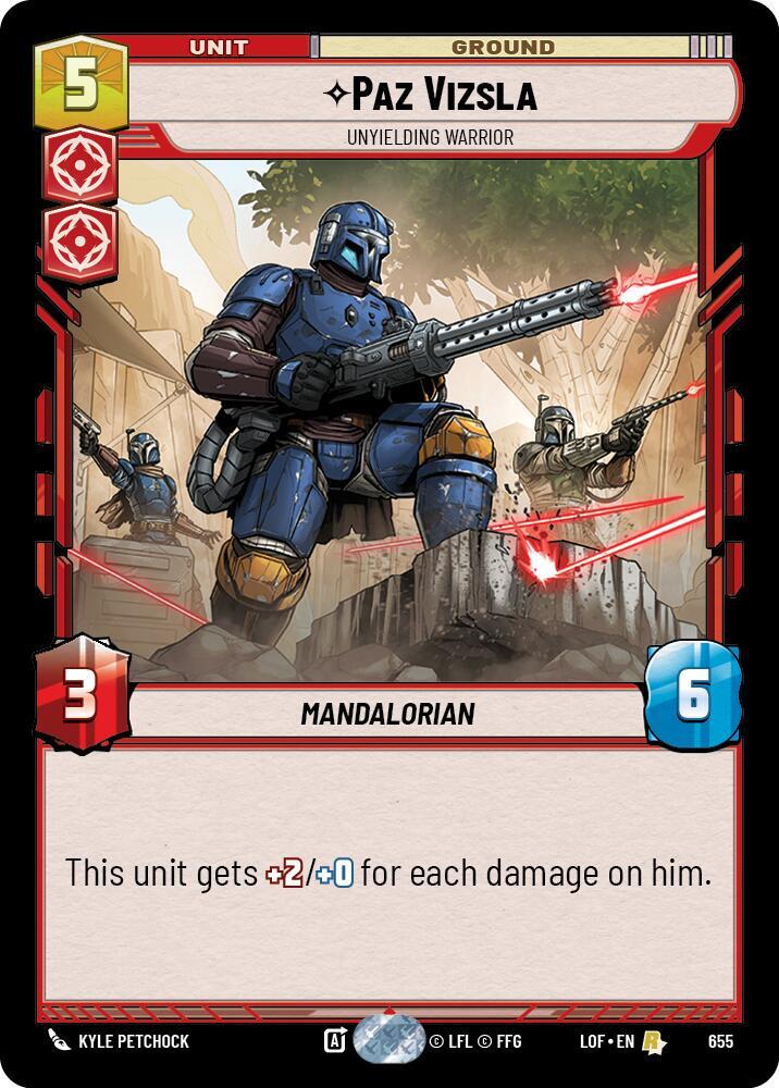 Paz Vizsla 655 card