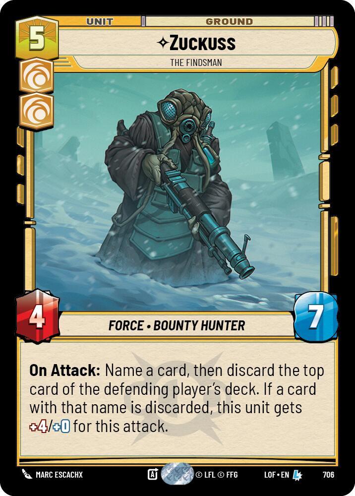 Zuckuss - The Findsman (Foil) - Legends of the Force - Star Wars