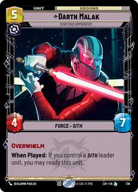 Darth Malak - Covetous Apprentice (Foil)