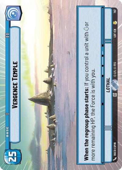 Vergence Temple (Hyperspace Foil) Legends of the Force card price