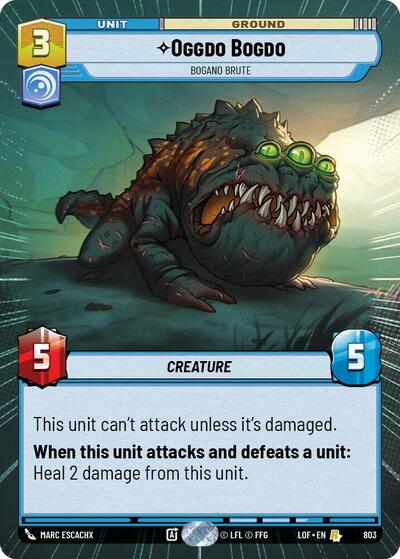 Oggdo Bogdo - Bogano Brute (Hyperspace Foil) card