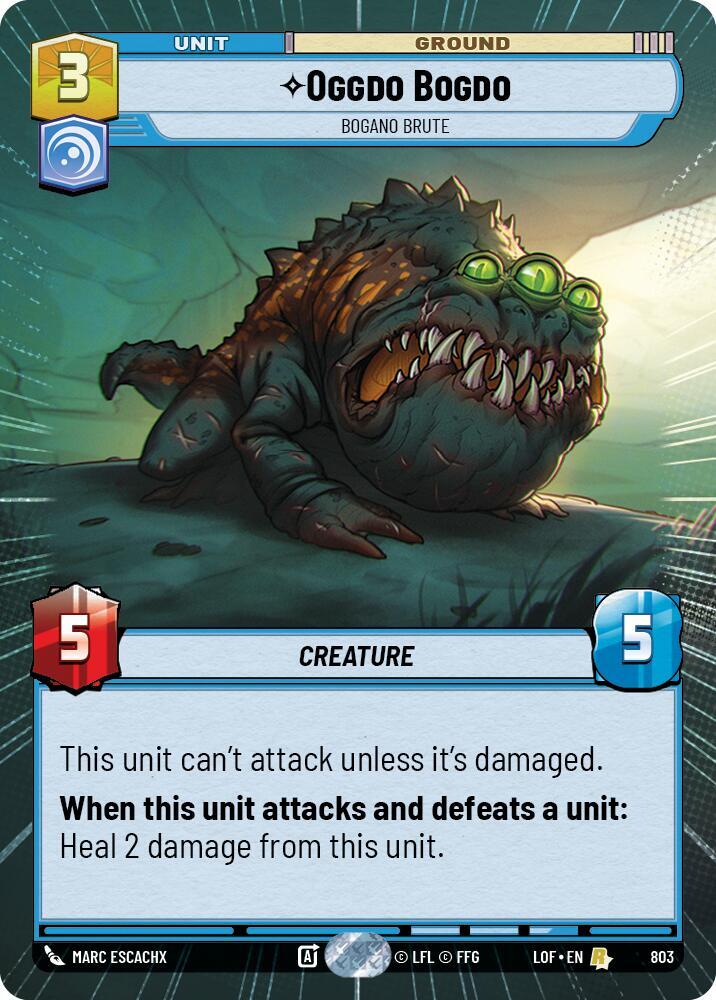 Oggdo Bogdo 803 card