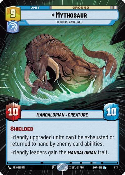 Mythosaur - Folklore Awakened (Hyperspace Foil) card