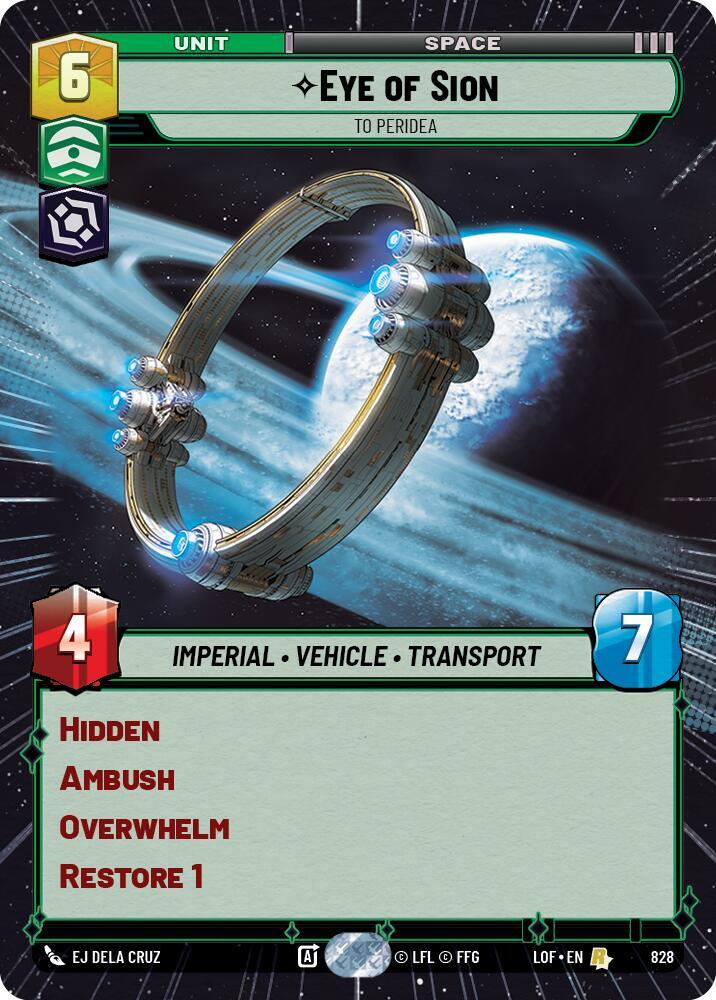 Eye of Sion - To Peridea (Hyperspace Foil)