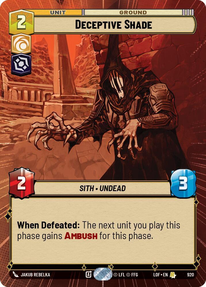 Deceptive Shade (Hyperspace Foil) 920 card