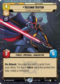 Second Sister - Seeking the Holocron (Hyperspace Foil)