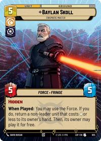 Baylan Skoll - Enigmatic Master (Hyperspace Foil)