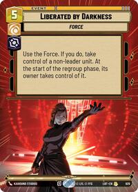 Liberated by Darkness (Hyperspace Foil) card