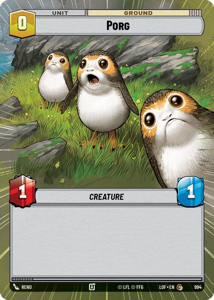 Porg (Hyperspace Foil) 994 card
