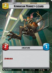 Kowakian Monkey-Lizard (Hyperspace Foil)