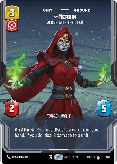 Merrin - Alone with the Dead (Prestige) Legends of the Force card price