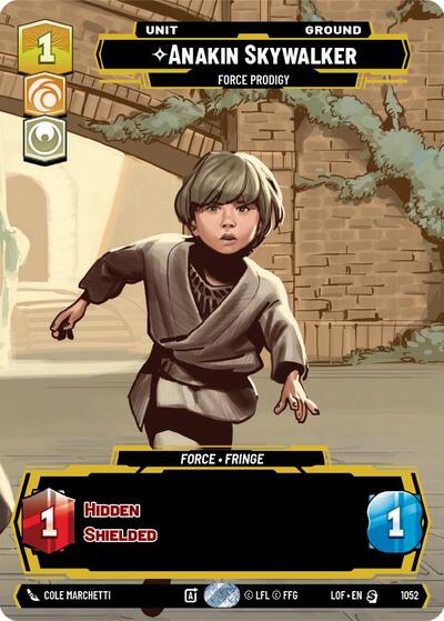 Anakin Skywalker - Force Prodigy (Prestige) card