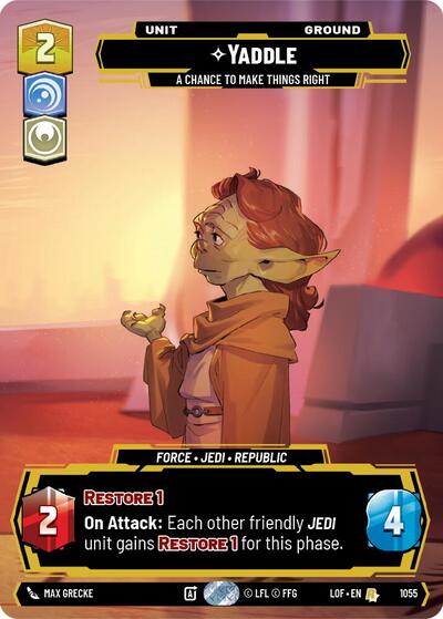 Yaddle - A Chance To Make Things Right (Prestige) card