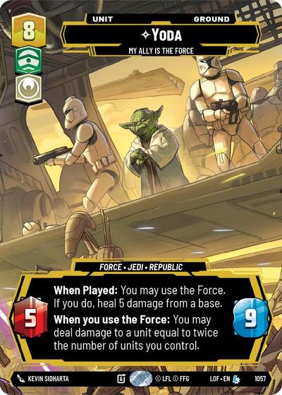Yoda - My Ally is the Force (Prestige) Legends of the Force card price