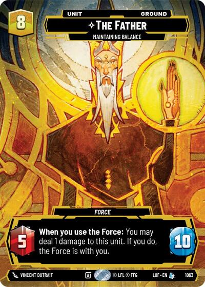 The Father - Maintaining Balance (Prestige) Legends of the Force card price