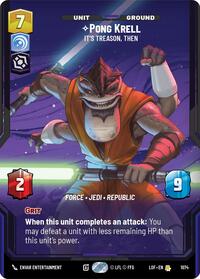 Pong Krell - It's Treason, Then (Prestige Foil)