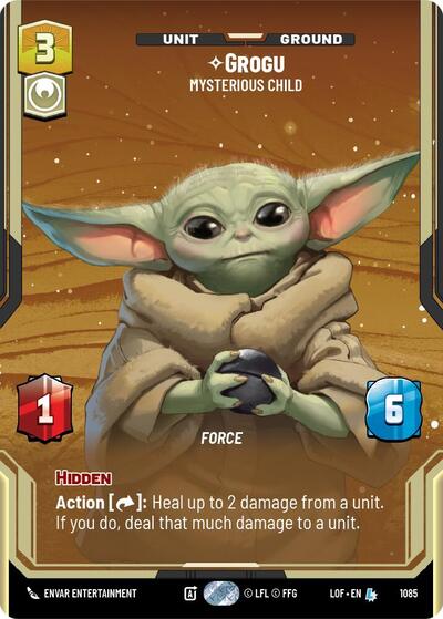 Grogu - Mysterious Child (Prestige Foil) Legends of the Force card price