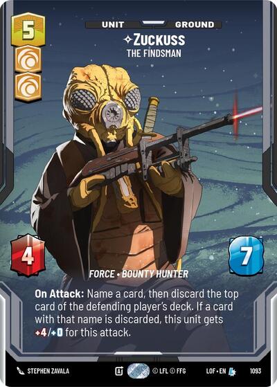Zuckuss - The Findsman (Prestige Foil) card