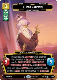 Oppo Rancisis - Ancient Councilor (Prestige Foil)