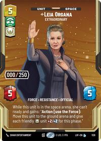 Leia Organa Extraordinary Serialized
