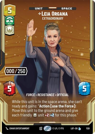 Leia Organa Extraordinary Serialized