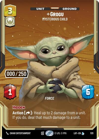 Grogu - Mysterious Child (Serialized) Legends of the Force card price