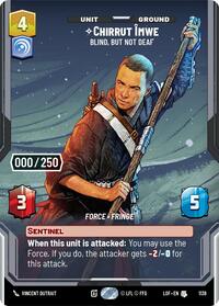 Chirrut Imwe Blind but not Deaf Serialized