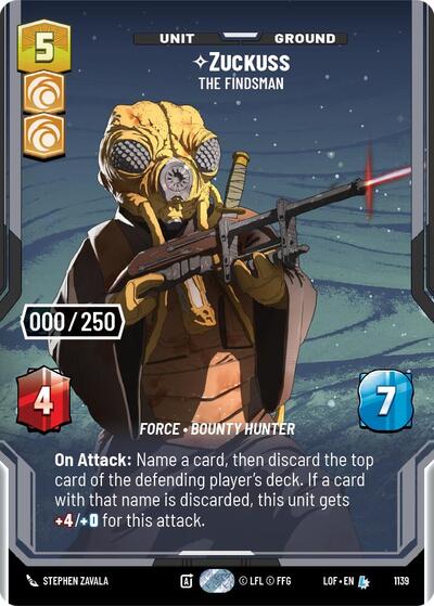 Zuckuss The Findsman Serialized