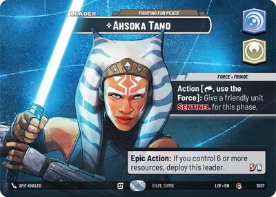 Ahsoka Tano - Fighting For Peace (Showcase) Legends of the Force card price