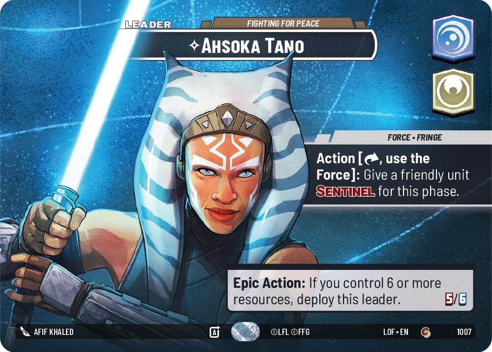 Ahsoka Tano 1007 card