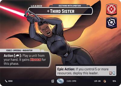 Third Sister - Seething With Ambition (Showcase) Legends of the Force card price
