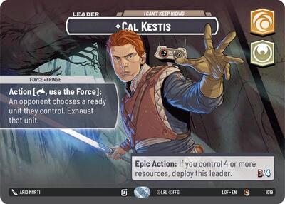 Cal Kestis - I Can't Keep Hiding (Showcase) Legends of the Force card price