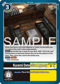 Kuremi Detective Agency - Cyber Eden - Digimon card
