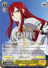 Fairy Tail Chronicle Set Titania Erza #FT/EN-S02-002 RR RE