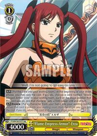 Fairy Tail Chronicle Set "Flame Empress Armor" Erza #FT/EN-S02-011 U RE