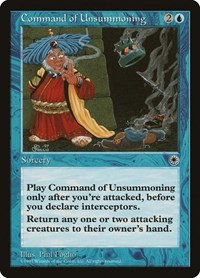 Command of Unsummoning - Portal - Magic: The Gathering card