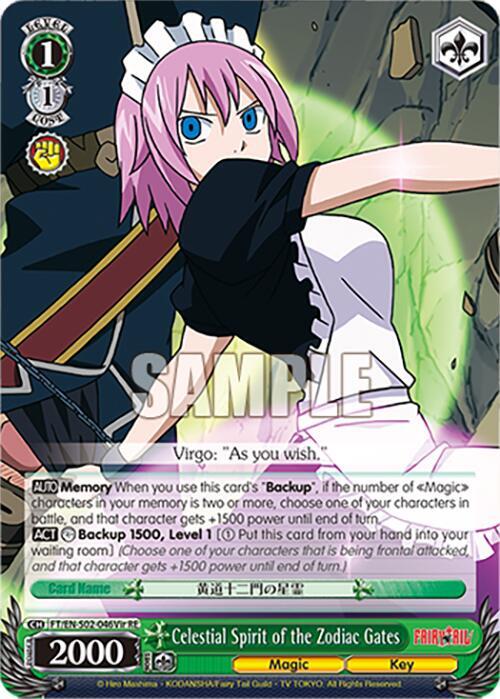 Celestial Spirit of the Zodiac Gates (Virgo)
