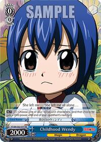 Fairy Tail Chronicle Set Childhood Wendy #FT/EN-S02-077 U RE