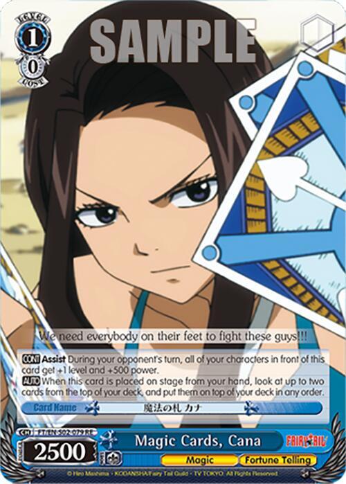 Magic Cards, Cana - Fairy Tail Chronicle Set - Weiss Schwarz