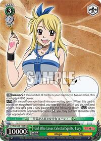 Fairy Tail Chronicle Set Girl Who Loves Celestial Spirits, Lucy (RRR) #FT/EN-S02-102R RRR RE