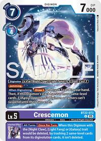 Crescemon - Cyber Eden - Digimon card