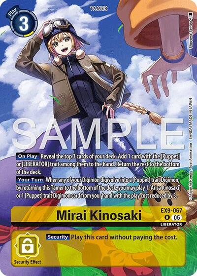 Mirai Kinosaki (Digimon Liberator Debuggers Set) Versus Monsters card price