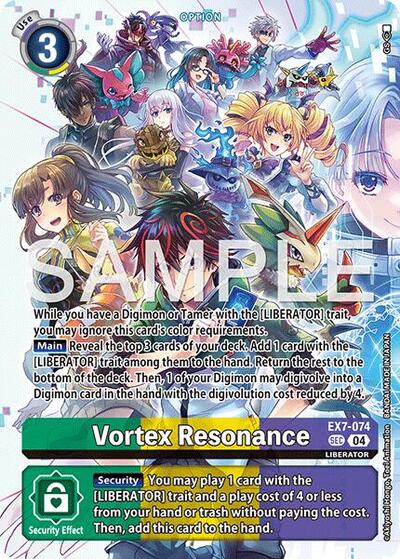Vortex Resonance (Digimon Liberator Debuggers Set) Digimon LIBERATOR card price