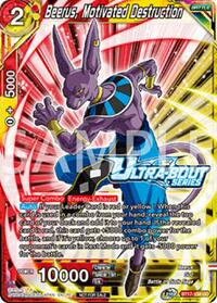 Beerus, Motivated Destruction (Event Pack 17) card art