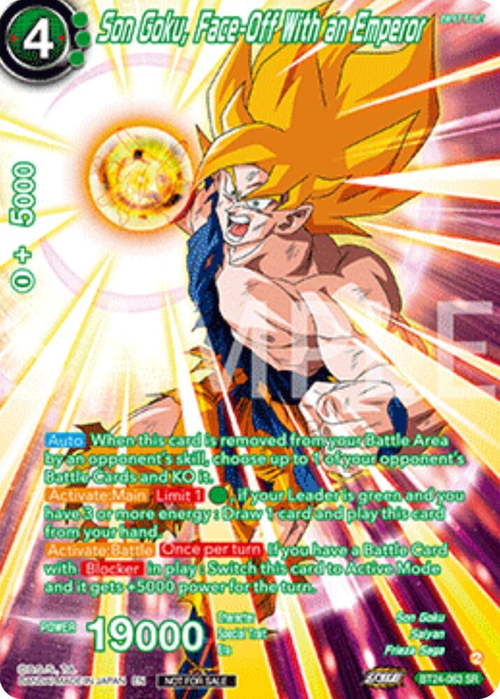 Son Goku, Face-Off With an Emperor (Premium Alt-Art Set 2025 Vol.2) #BT24-063 — Promotion Cards