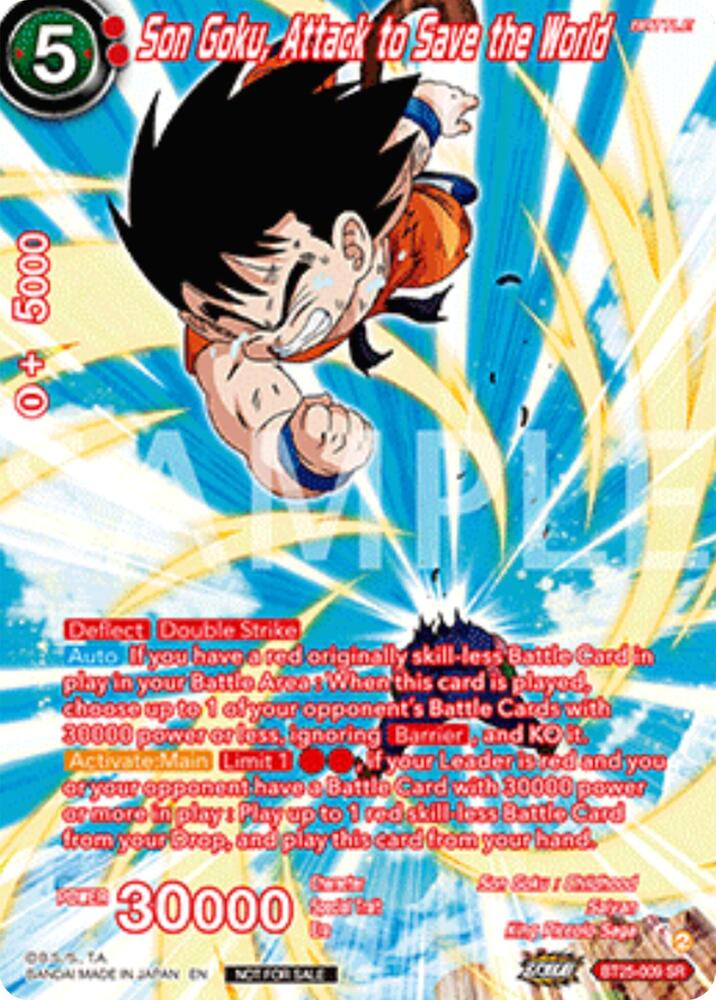Son Goku, Attack to Save the World (Premium Alt-Art Set 2025 Vol.2