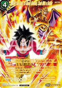 SS4 Son Goku Vs Nuova Shenron, Clash With a Soldier (Premium Alt-Art Set 2025 Vol.2) card art
