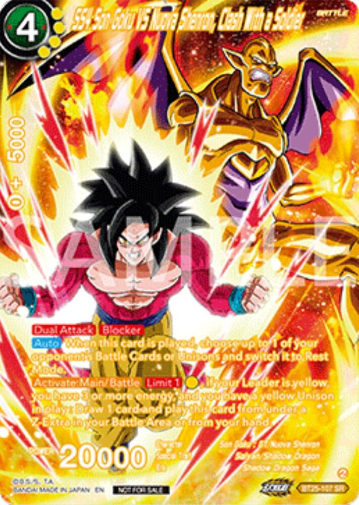 SS4 Son Goku Vs Nuova Shenron, Clash With a Soldier (Premium Alt