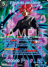 SS Rose Goku Black, Justice of Destruction (Premium Alt-Art Set 2025 Vol.2) card art